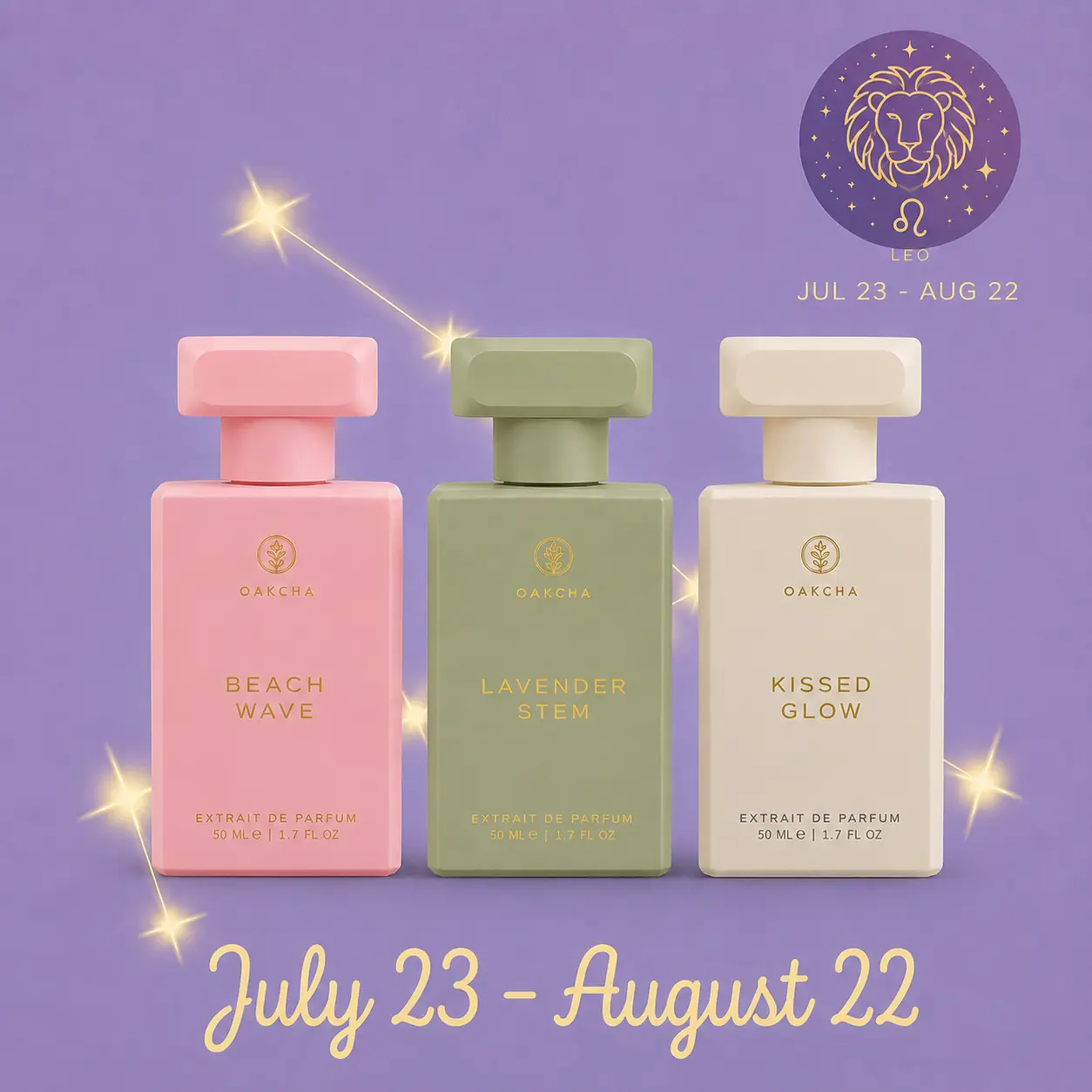 Leo Women's Bundle - Beach Wave, Lavender Stem & Kissed Glow