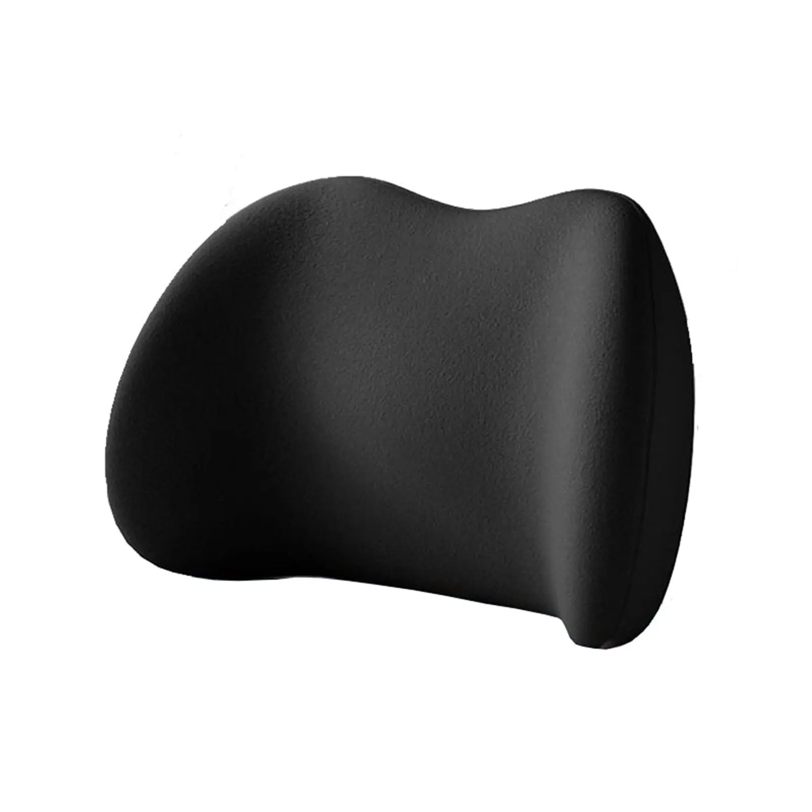 Ergonomic Lumbar Shape Memory Foam Support Pillow - Lower Back Pain Relief Cushion with Versatile Usage for Office Chair, Car Seat, Gaming Chair