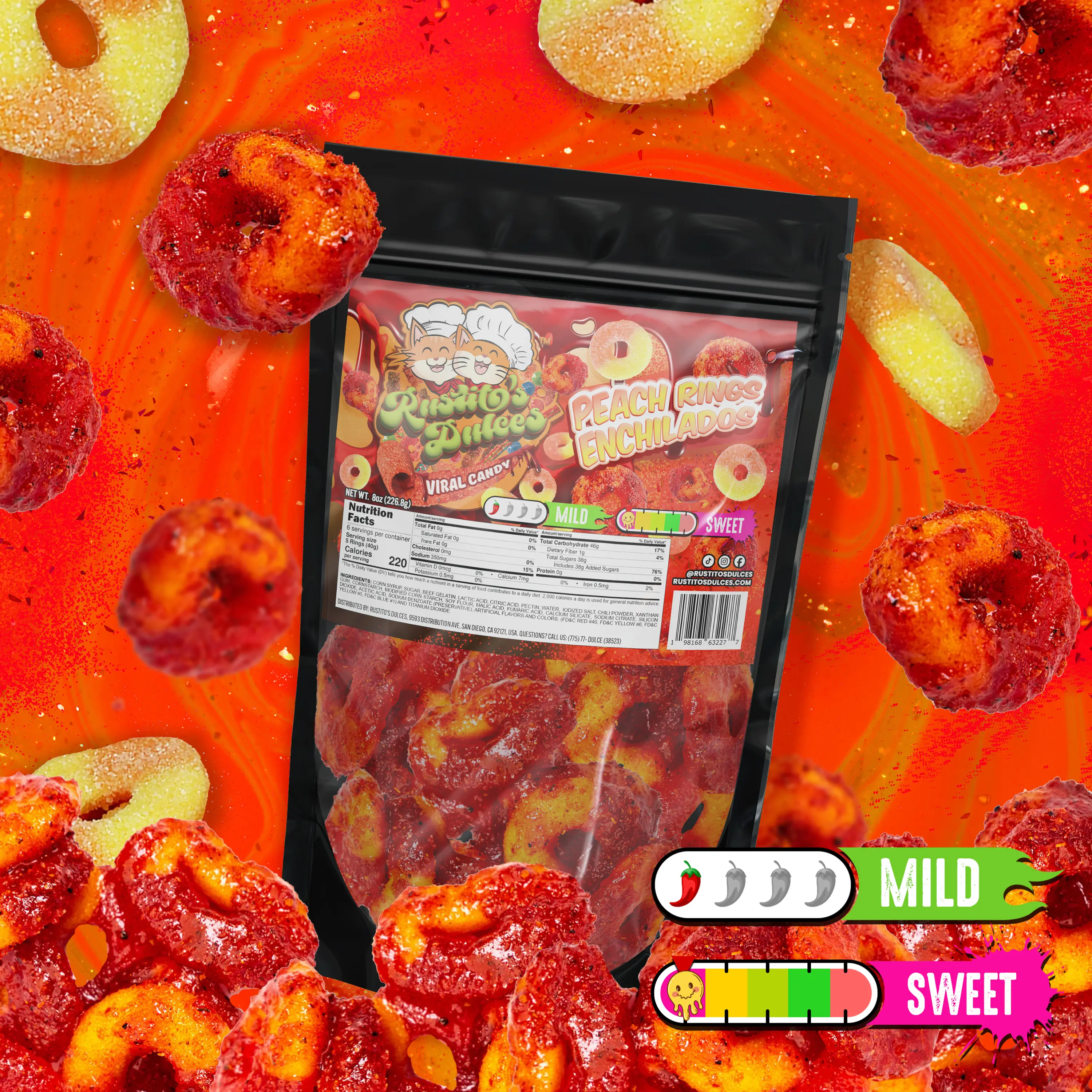 Peach Rings Enchilados