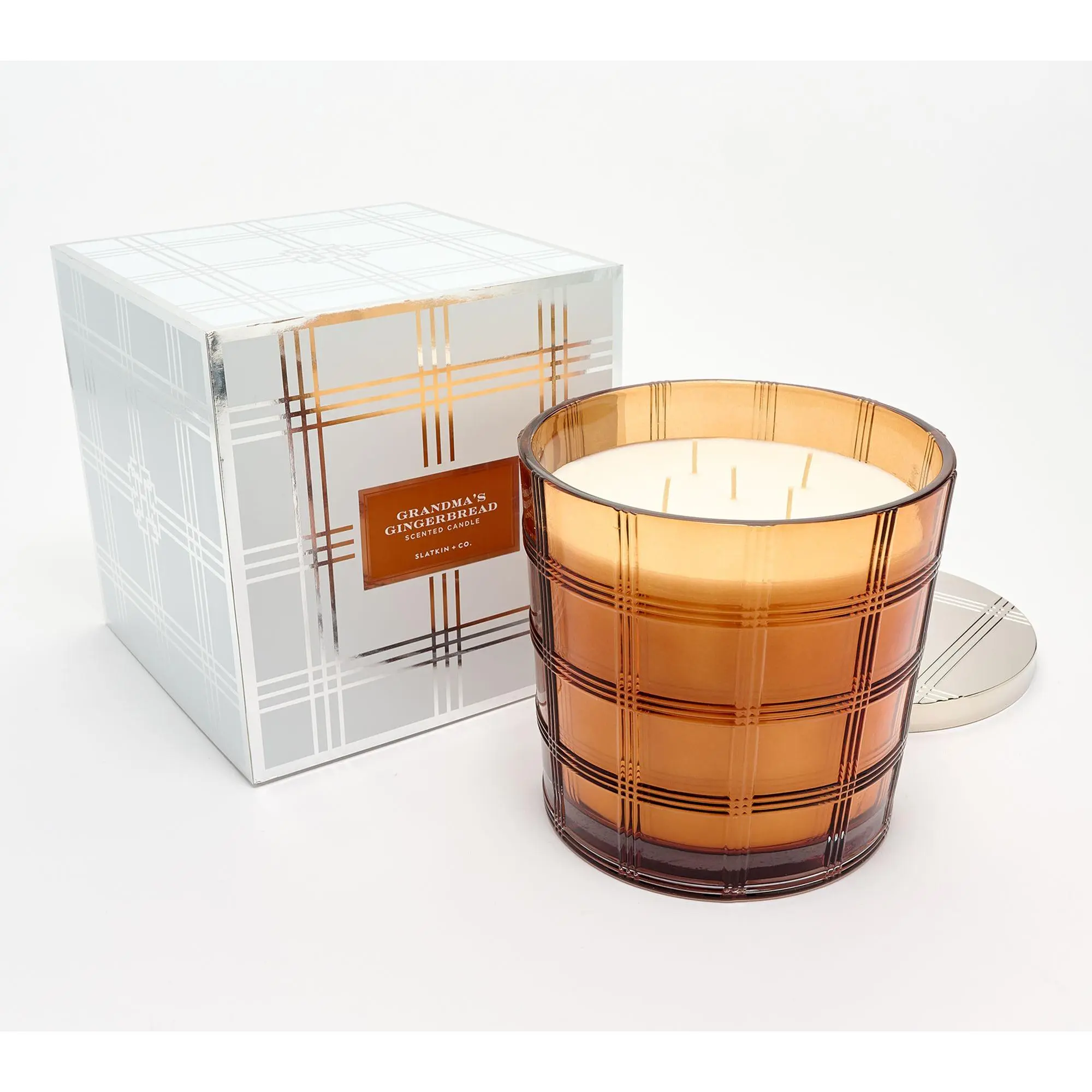HomeWorx by Slatkin + Co. 80oz. Grandma's Gingerbread Candle