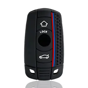 New style Silicone Car Remote Key Case Cover Car Key Protector Key Fob Cover For BMW X1 X5 X6 Z4 E90 E60 E70 E87 3 5 6 Series M3 M5