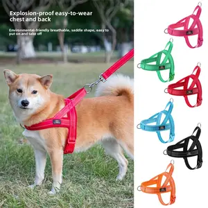 No Pull Dog Harness Breathable Mesh Pet Vest Adjustable Reflective Soft Padded Dog Training Harness for Small Medium Large Dogs