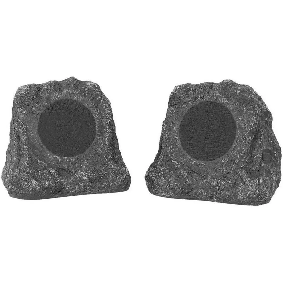 212 MAIN Bluetooth Outdoor Rock Speakers Pair Pack - Innovative Technology Wireless Outdoor, Portable, Smartphone-Connectible Bluetooth Adapter Speakers, Wireless Outdoor Speaker