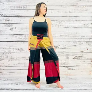 Cotton Printed Double Layered Palazzo Pant