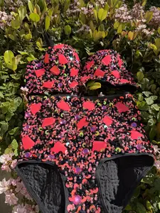 #218 Luna Sparkle Underwear Sets for Women - Sequin & Comic Design - Comfortable & Stylish Ladieswear - Womenswear