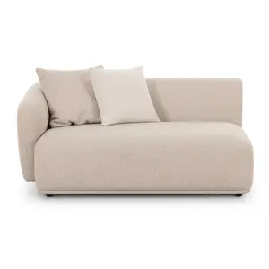 Sylvie 59" Cream Performance Boucle Arm Loveseat