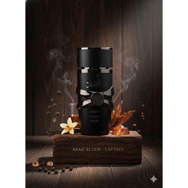 Asad Elixir Lattafa 3.4 Oz 100ml