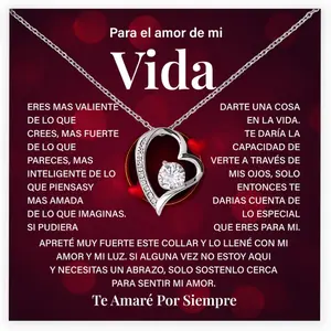 Collar Para El Amor De Mi Vida, Regalo Para Mi Esposa O Novia, To My Soulmate Necklace For Women, Símbolo De Amor Eterno