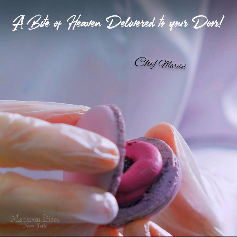 Macaron Bites Assorted French Macaron Cookies Gift Box 24 Count Sweet Treats