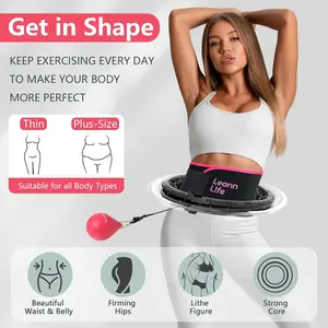 Magnetic Lock Smart Weighted Hula Hoop – Infinity Hoop