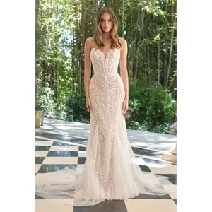 Andrea and Leo -WL060 Strapless Bridal Mermaid Dress