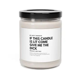 Goofy candle Glass Jar Scented