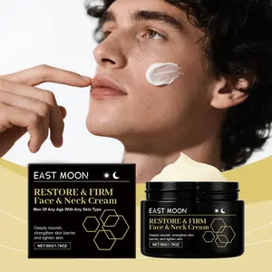 Men's Face Neck Moisturizing Hydrating Cream, Nourishing Daily Hydration, Soothing Skin Care, Essential Facial Treatment Moisturizer