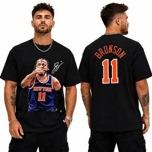 Jalen Brunson “Series” Graphic T-Shirt, Knicks Basketball Fan Apparel, Brunson Burner Streetwear Tee, Unisex Cotton Short Sleeve Shirt, Casual Summer Camiseta, Game Day Outfit, Basketball Fan Gift, Sizes S-3XL