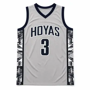 Allen Iverson #3 Mens Basketball Jersey Georgetown Hoyas Jersey All Stitched