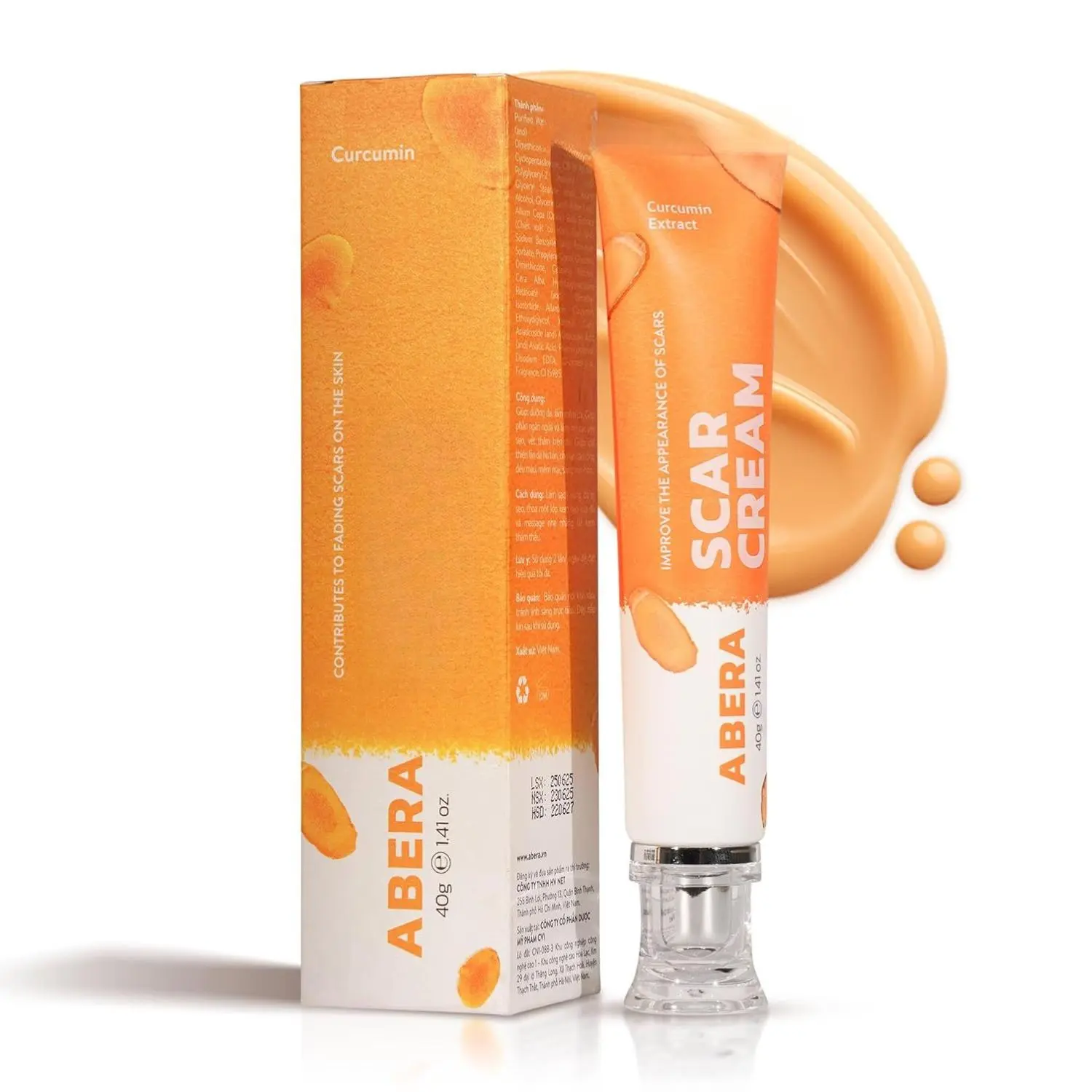 ABERA Scar Cream Upgrade - Skin Regeneration & Repair Cream - Heals Wounds Promotes New Skin Formation Soothes Scratches Eczema Damaged Areas 1.41 Oz