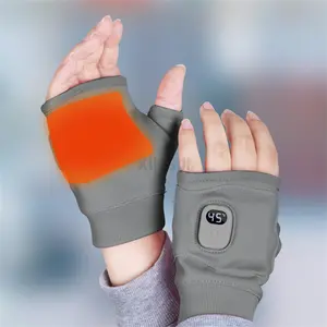 Heated Gloves, Rechargeable Heated Gloves for Men Women, Upgrade Non-Slip Electric Heating Glove for Cycling, Winter Hand Warmer Hunting, Skiing, Outdoor, Work(Palm Heating), Outdoor Sports Gloves,Heated Gloves