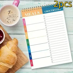 Daily & Weekly Planner Notebooks Set of 2, Organize Your Daily and Weekly Plans, Tear-Off Notebook Pages, Essential Planning Tools