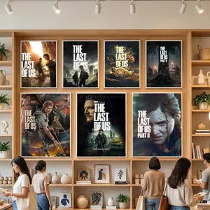 The Last of Us Poster HD Heavy-Duty Self-Stick Waterproof Wall Decor Tool-free durable Conceals wall flaws elevates style for living rooms bathrooms & kitchens Wall Art