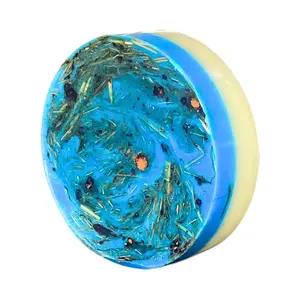 Peace & Prosperity Soap - Handcrafted Oatmeal with Jojoba Oil Cinnamon Essential Oil Lemongrass for Skin Hydration & Calming - Nibiru Beauty LLC