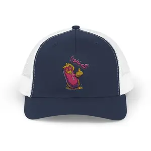 Goh Nakhor! Cap Embroidered Mesh Snapback - Teasing "AD" FA