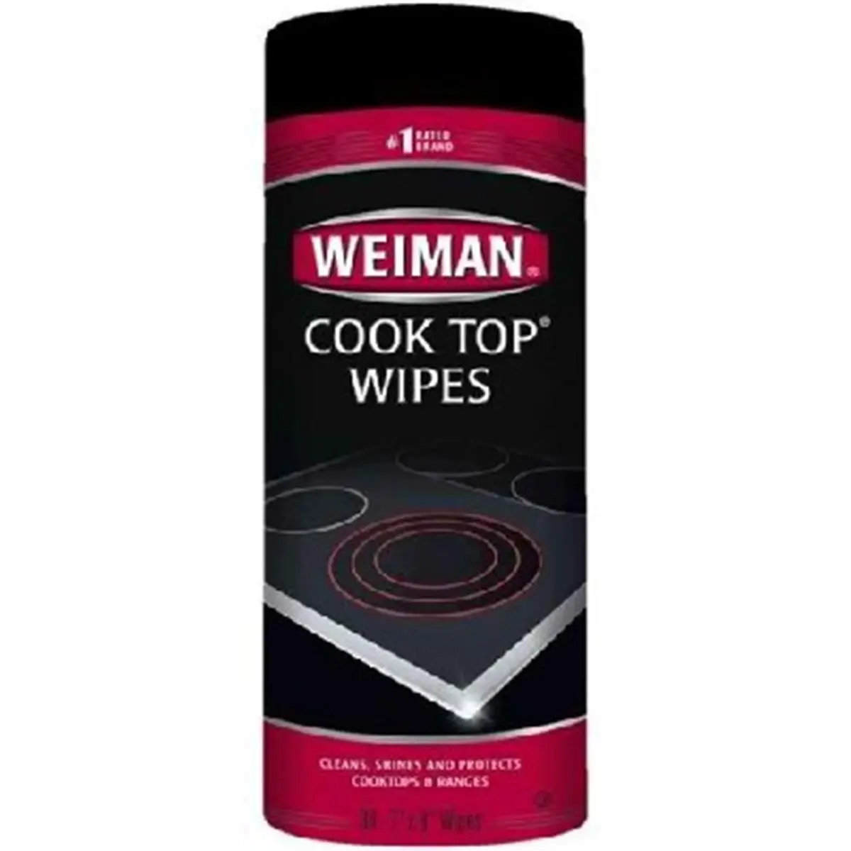 Weiman Cooktop Quick Wipes (BG19539) - 4 Packs (30 Wipes per Pack), Kosher Certified Kitchen Solution for Ceramic, Smooth Range Surfaces, Daily Food Residue Remover