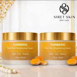 Turmeric Cream for Dark Spots & Uneven Skin Tone, 2-Pack of 2 oz