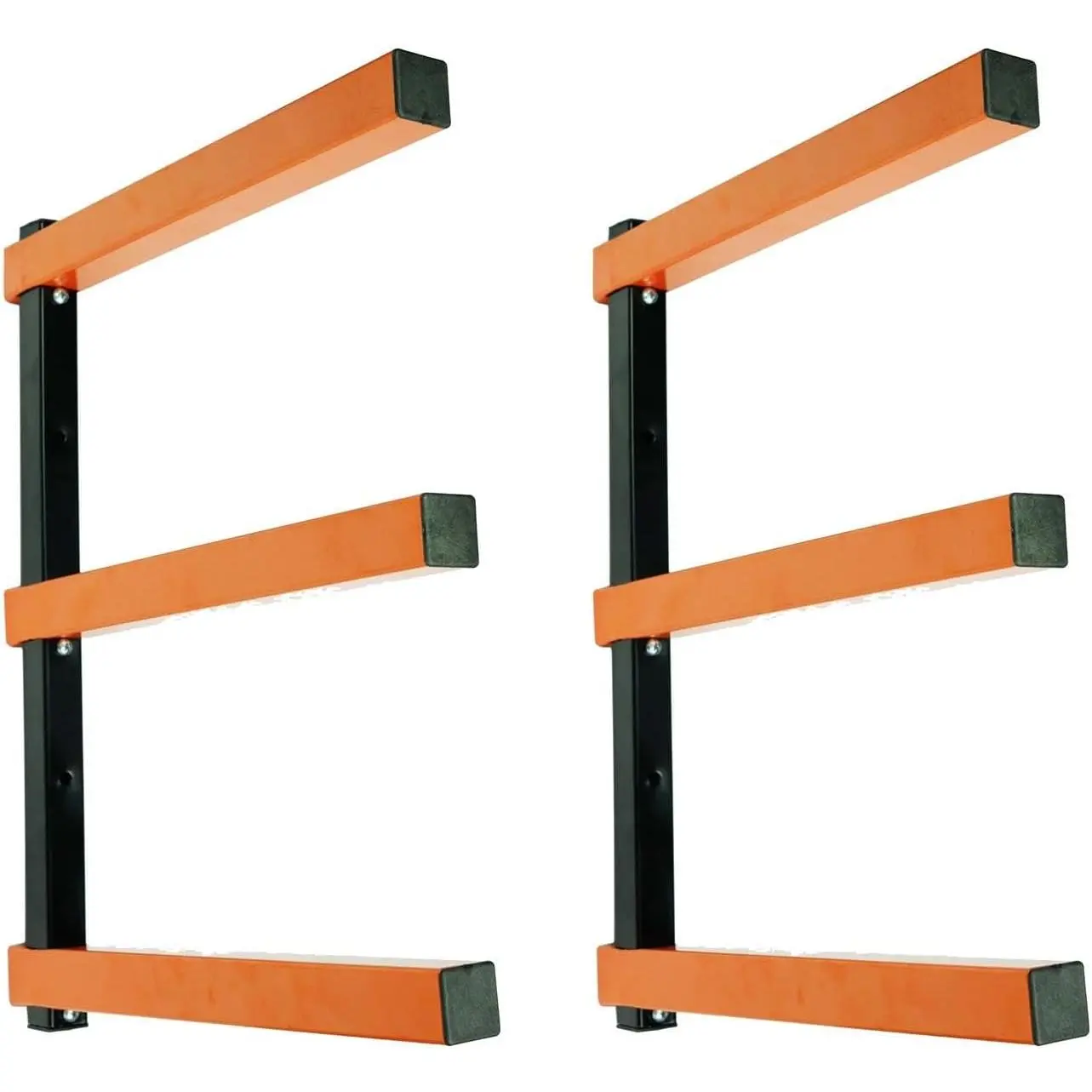 Lumber Storage Rack 3-Level System 110lbs per Level with Durable Sheet Metal Screws, Wood Rack for Workshop