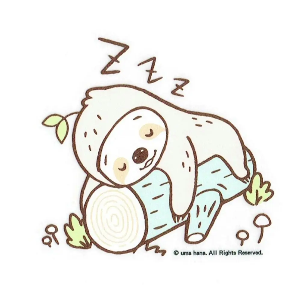 Sleepy Sloth Sticker