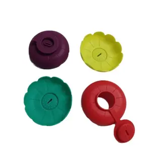 4-Color Ice Cream Stand for Kids, Leak-Proof Silicone Arc Design, Baby Popsicle Holder, Durable & Safe, Perfect for Parties & Events