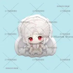 Game Love and Deepspace Sylus Silver Wings Devil Anime Soft Plush Cushion Stuffed Plushie Throw Pillow 35/40/45cm
