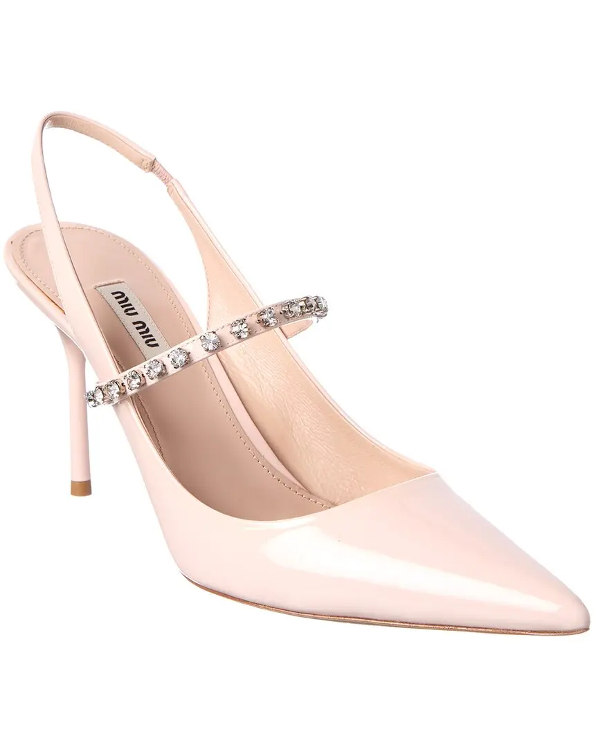 Miu Miu Patent Slingback Pump