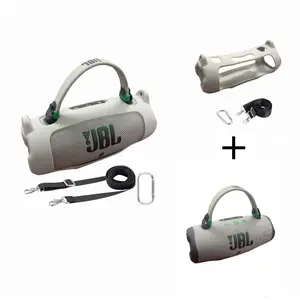 Shipped from the USA portable outdoor long battery life for JBL Charge 6Waterproof Portable Bluetooth Speaker Silicone Case,SoftProtective Sleeve Cover with Shoulder Strap for JBLCharge 6 Speaker. Bluetooth Speaker  IP68 Waterproof Dustproo