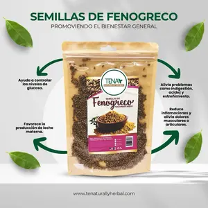 Fenugreek Seeds Premium 4 oz Herbal Tea Bag – Supports Digestion, Naturally Caffeine-Free & Aromatic Infusion – Herbal Beverage