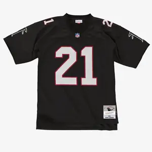 Deion Sanders Atlanta Falcons 1992 Legacy Player Jersey - Mitchell & Ness NFL Throwback, 90s Retro Football Jersey