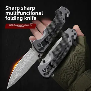 Multifunctional folding knife stainless steel knife light fruit knife high hardness outdoor EDC Christmas gift