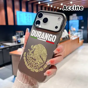Hard Phone Case for iphone 17 Pro Max 16 Plus 15 14 13 12 11 Air XR E Durango's Emblem Glory Pattern IMD Hybrid Scratch-resistant Ultra Slim Back Cover Gift for Boy