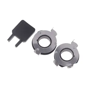 3Pcs/Set H7 LED Adapter Holder LZ05-1 Card Holder Easy To Install For Car Headlight Bulbs+Install Key