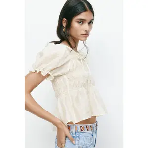 H&M Smocked blouse