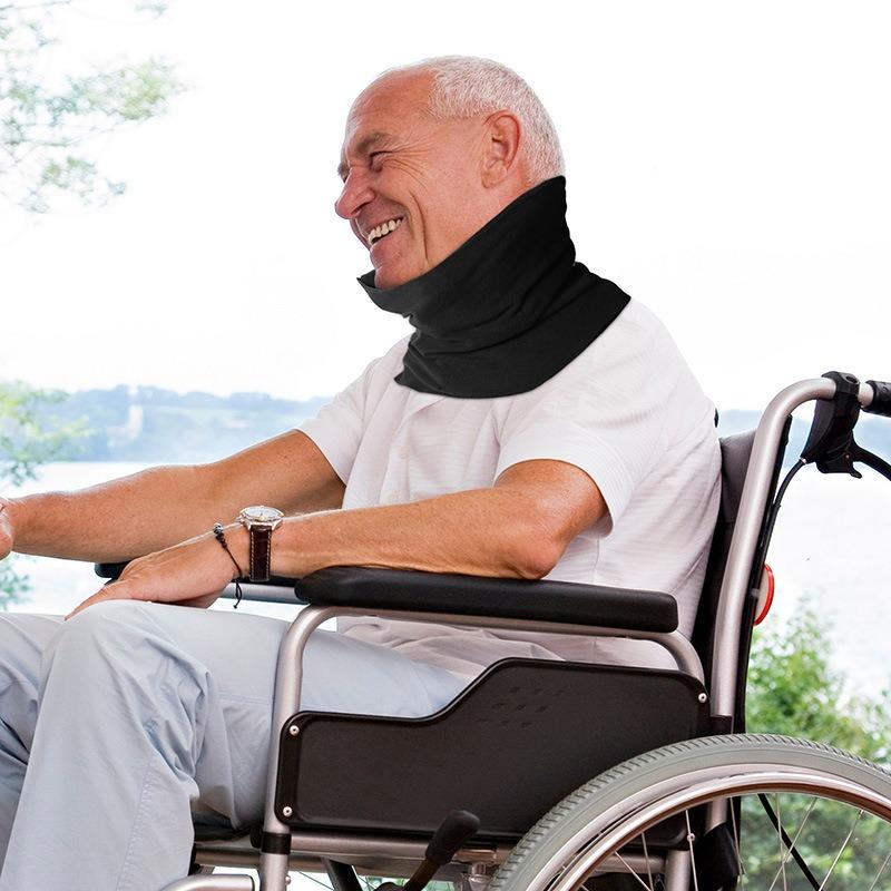 Orthopedic Neck Pillow for Neck Pain Relief, Breathable Comfortable Travel Pillow with Washable Cover - Ideal for Airplane, Car, Train & Home Use