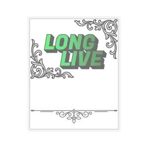 "Long Live..." - Custom Graffiti Tag Sticker