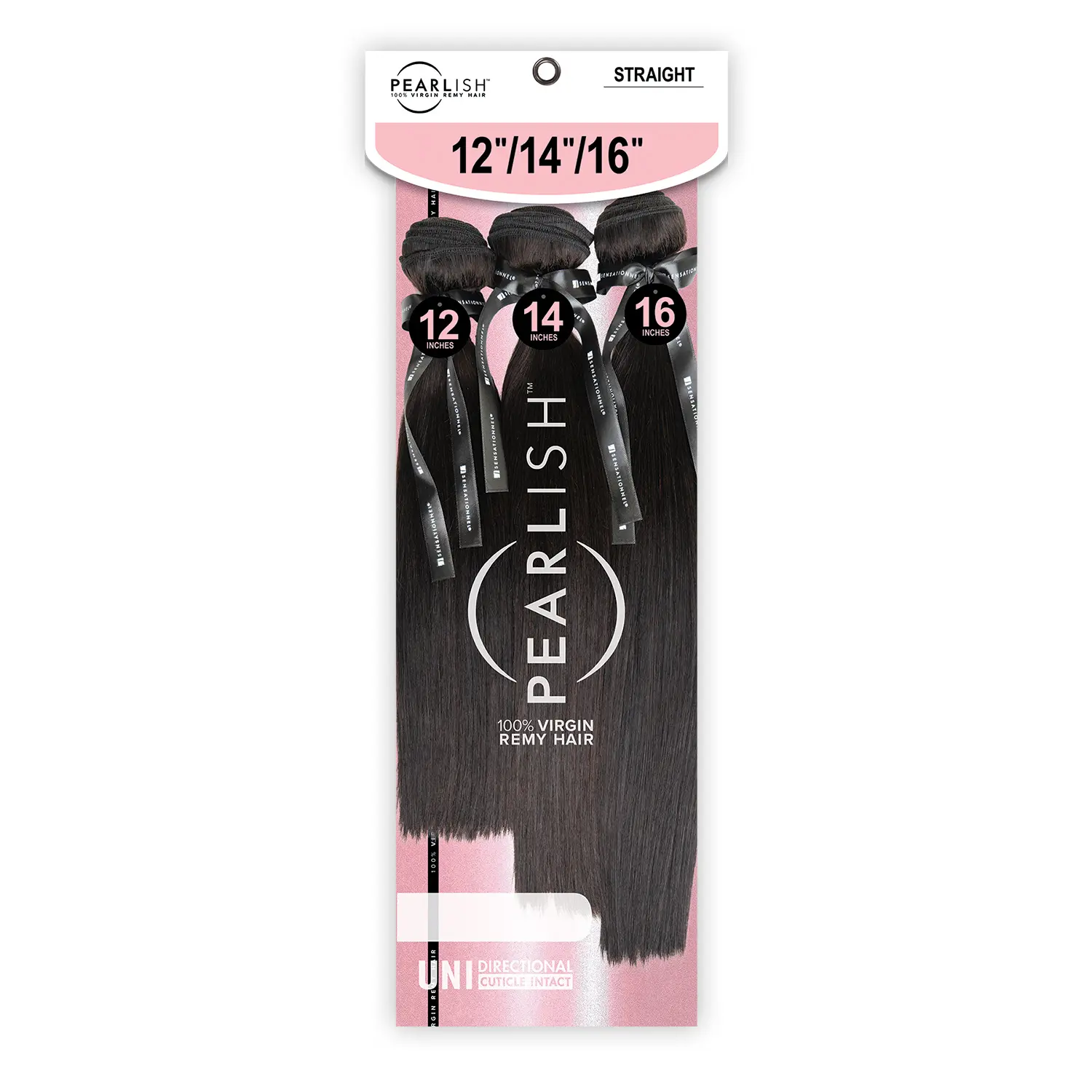 Sensationnel Virgin Remy Human Hair Weave Pearlish 3X Multi Bundles Straight