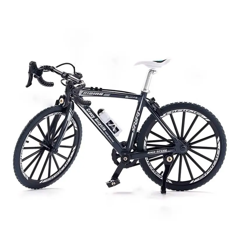 Mini Alloy Simulation Bicycle Model Ornament, Detailed Racing Toy with Realistic Design, Perfect for Easter, Halloween, and Christmas Gift Collection