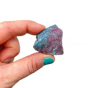New Moon Beginnings Raw Ruby in Kyanite Stone - Colorful Gemstone with Unique Patterns