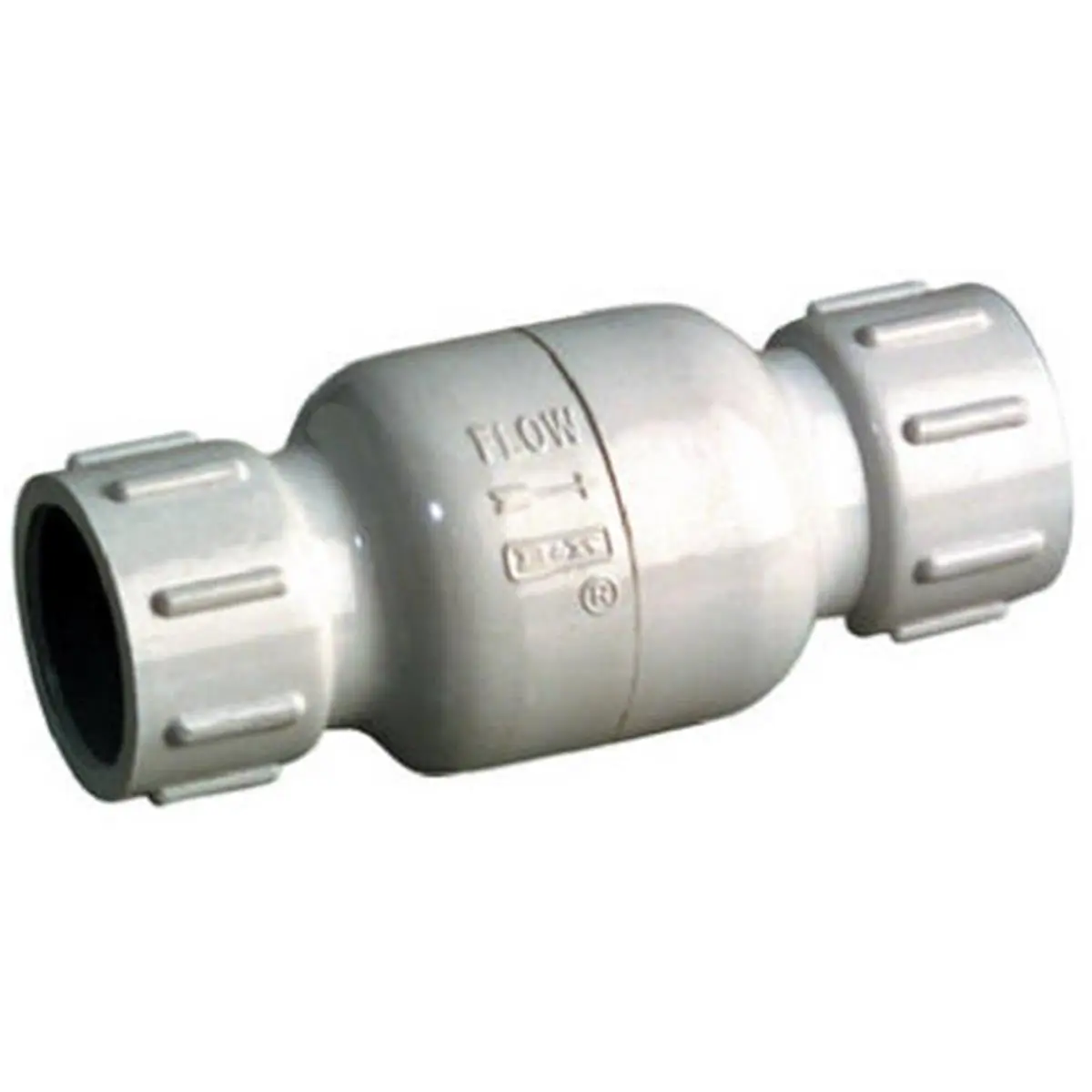 212 MAIN 0.75 in. PVC Check Valve Pipe Part, White Threaded Fitting, Schedule 40, Spring Loaded, 200 PSI Rated, Parts