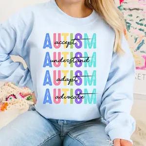 Autism Sweatshirt, T-Shirt, Autism Shirt, Autism Accept Understand Love Shirt, Autism Mom Crewneck, Special Education Shirt