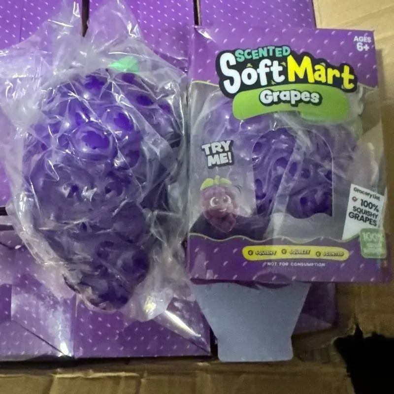 Jumbo squishy grape fidget