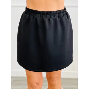 Black Mini Skort (Reg. and Plus)