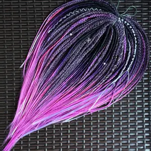 Purple Pink Ombre DE Dreads