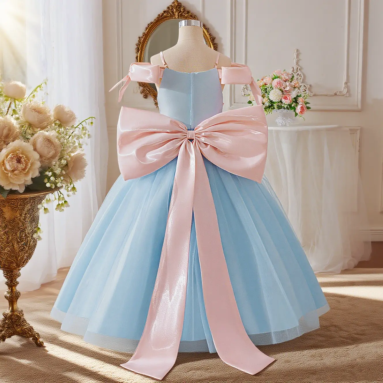 656 High-end children's dress princess dress flower girl stylish dress stage performance dress